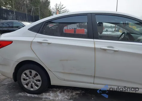 2016 Hyundai Accent Se z USA, uszkodzony, nr VIN KMHCT4AEXGU158057